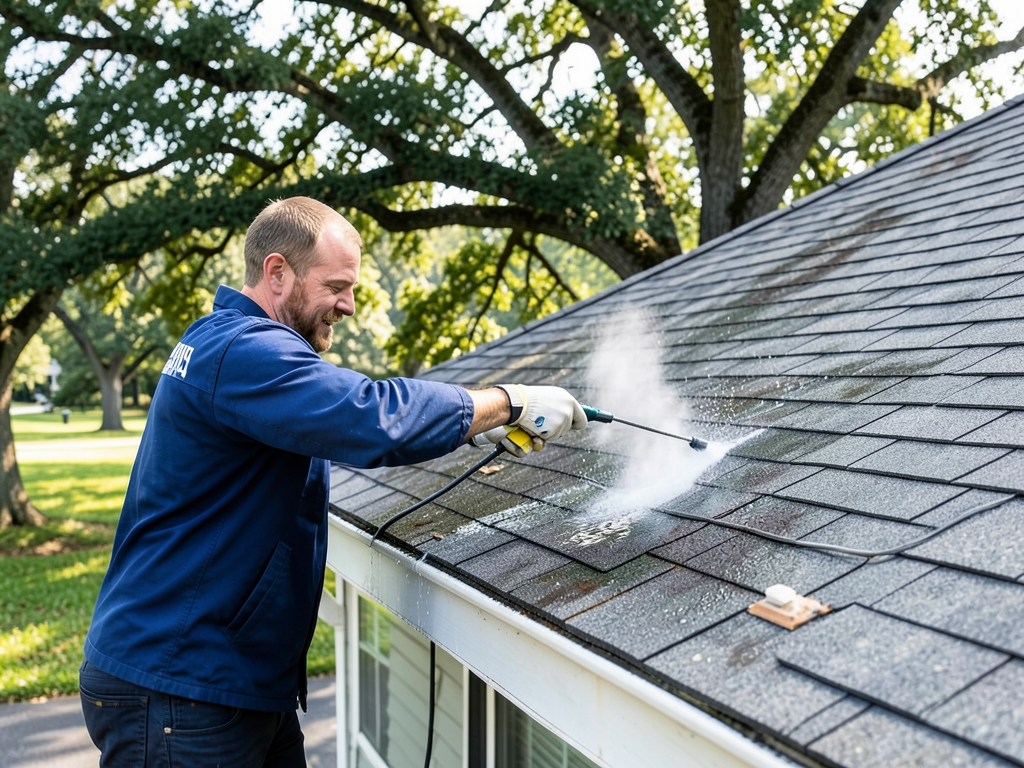 Getting rid of black streaks and moss on north cle