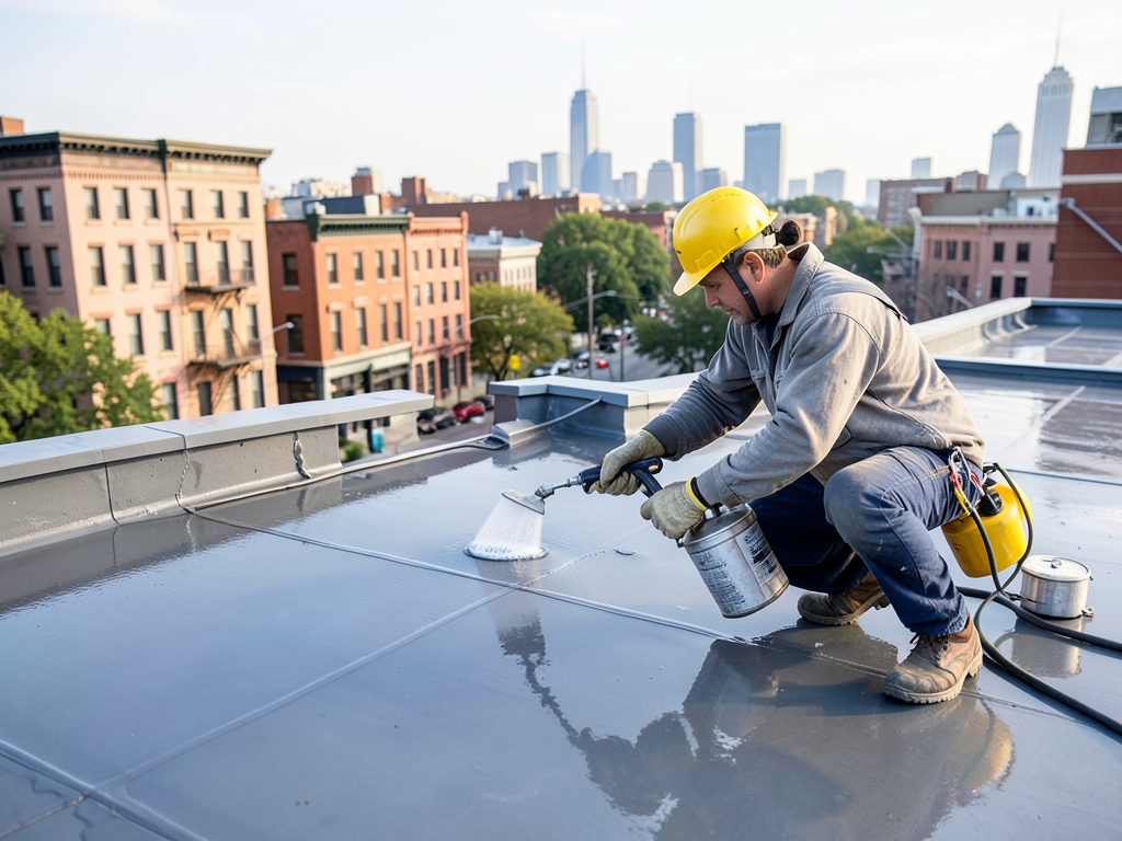 Keeping Your 14th Street Retail Space Dry with High Performance Flat Roof Coatings