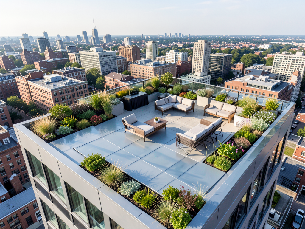 Luxury penthouse roofing solutions for high end bu