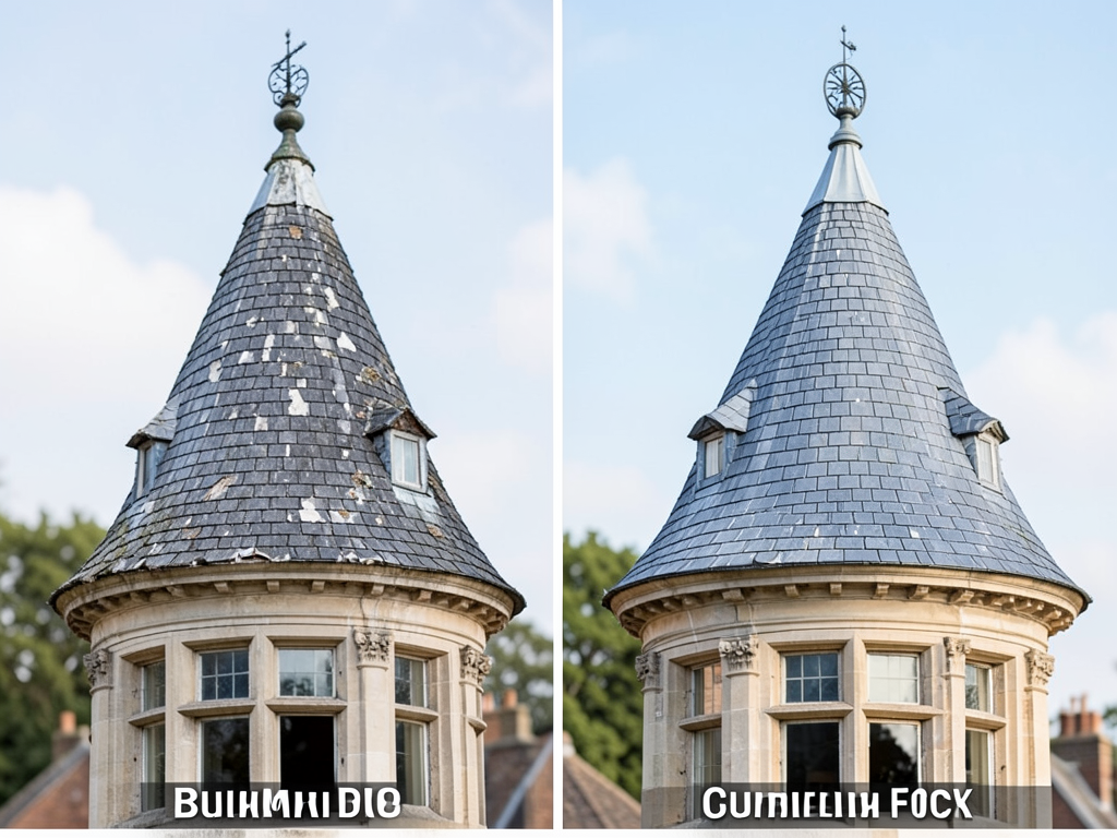 Re-Roofing the Complex Turrets and Steep Gables on Victorian Homes in Logan Circle